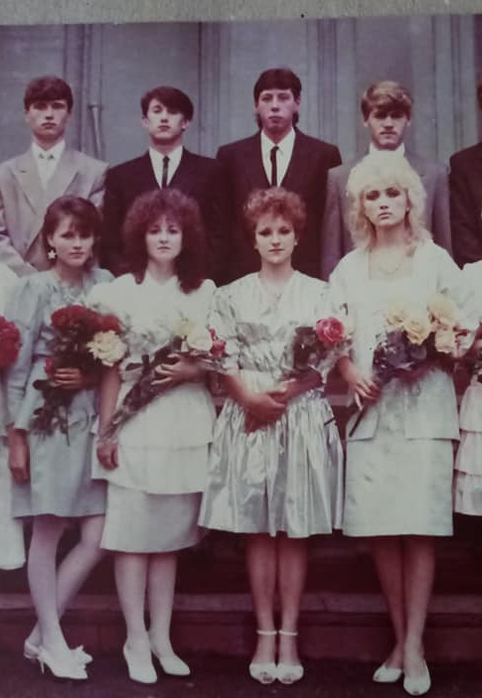 Image of Volodymyr and his classmates on the graduation day