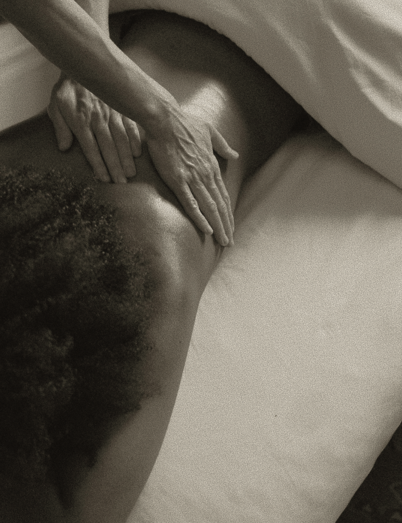 Massage therapy session