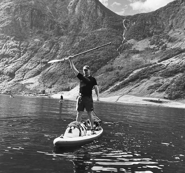 Massage therapist at work